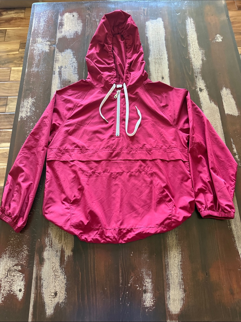 Hooded Anorak Pullover